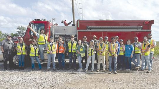 Construction companies host clean up day