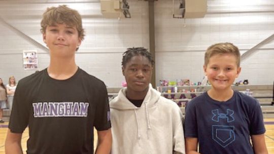 MJHS Good Citizenship winners