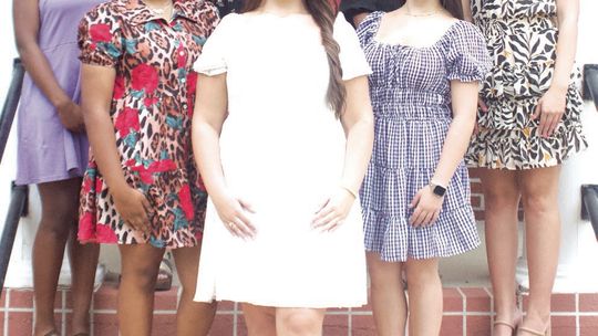 The Mangham Dragons 2025 homecoming court