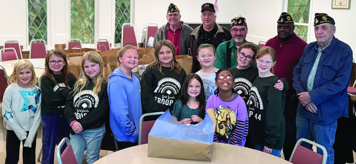 American Legion, Girl Scouts deliver gift bags