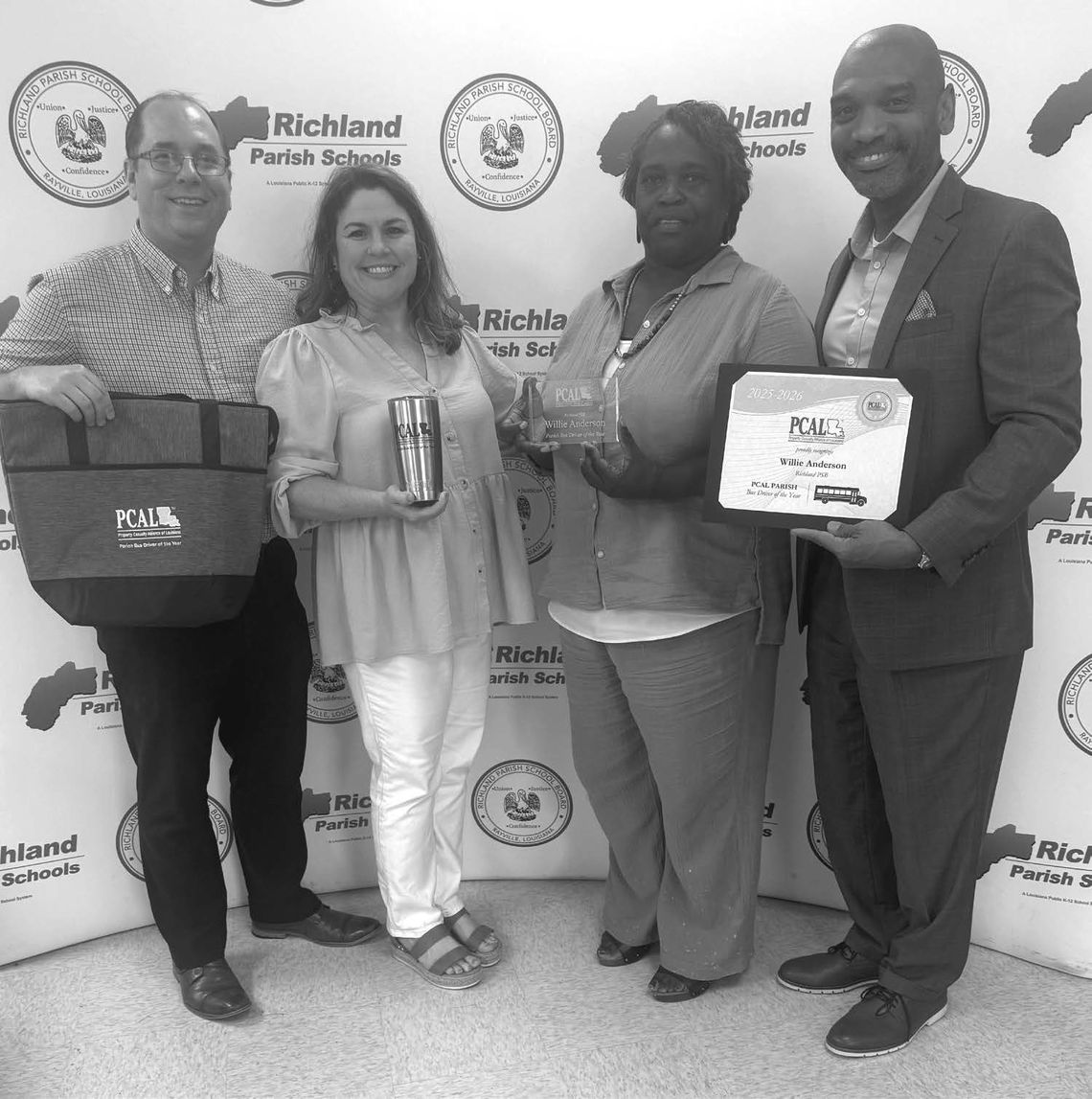 Anderson named Richland’s PCAL Bus Driver of the Year