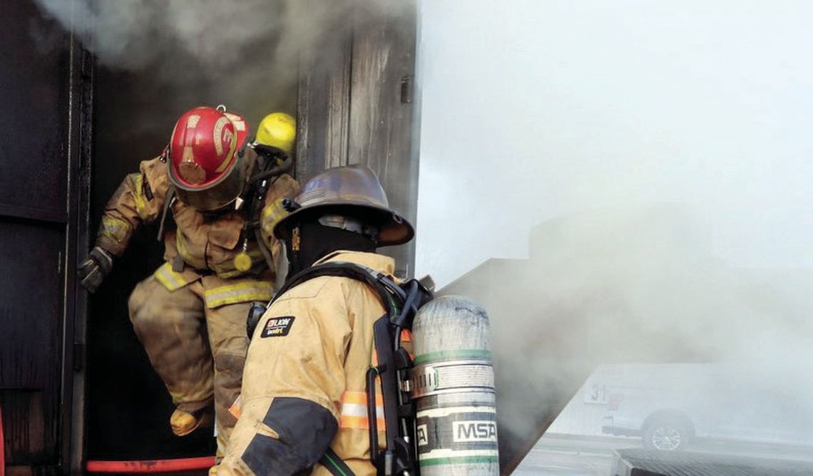 Area firefighters train for flashover conditions Area firefighters train for flashover conditions