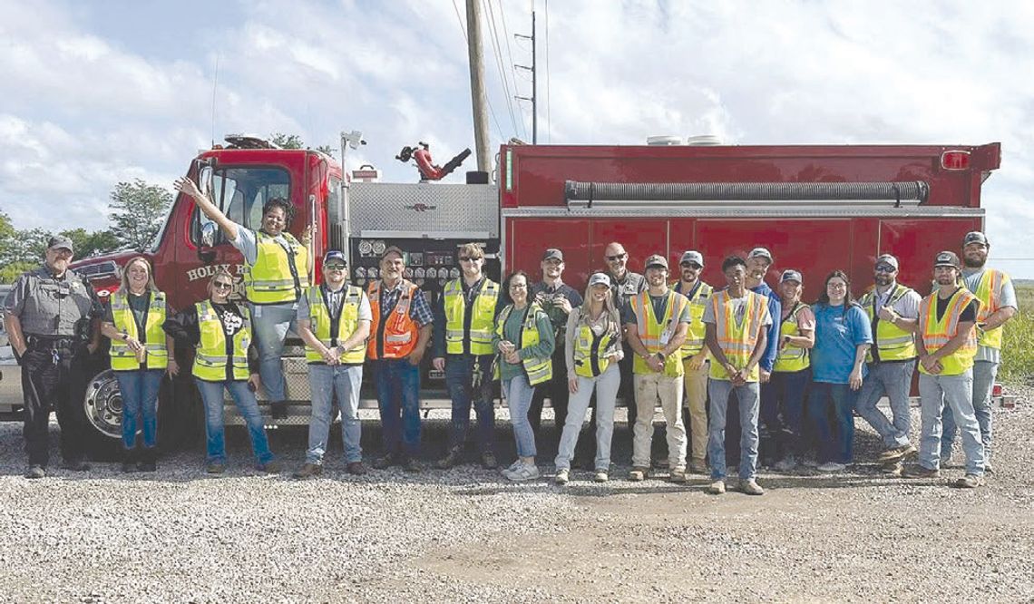Construction companies host clean up day