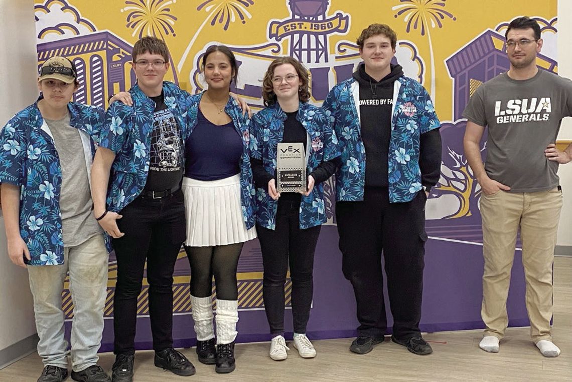 DCS robotics team wins LSUA excellence award