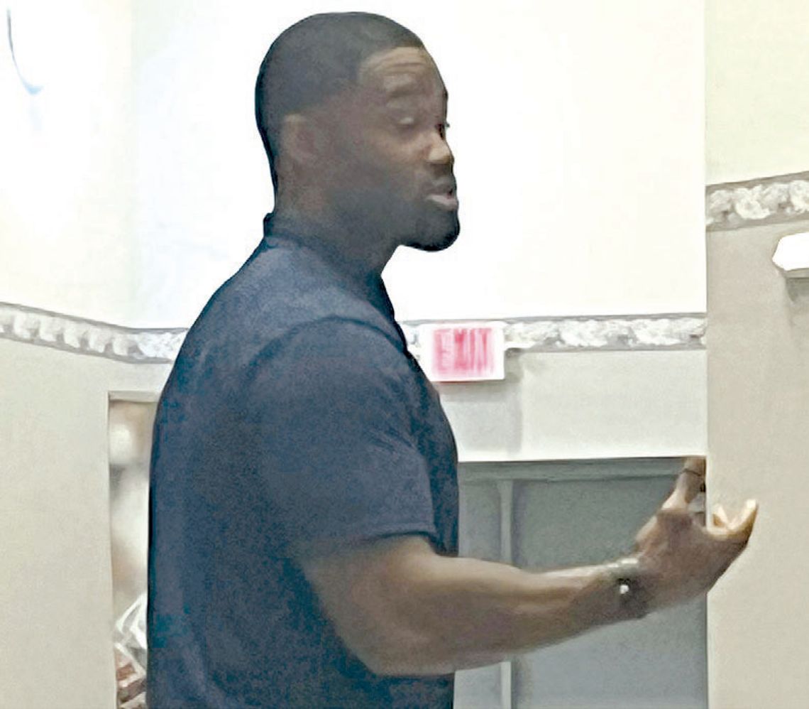 Former NFL player shares story with JAG