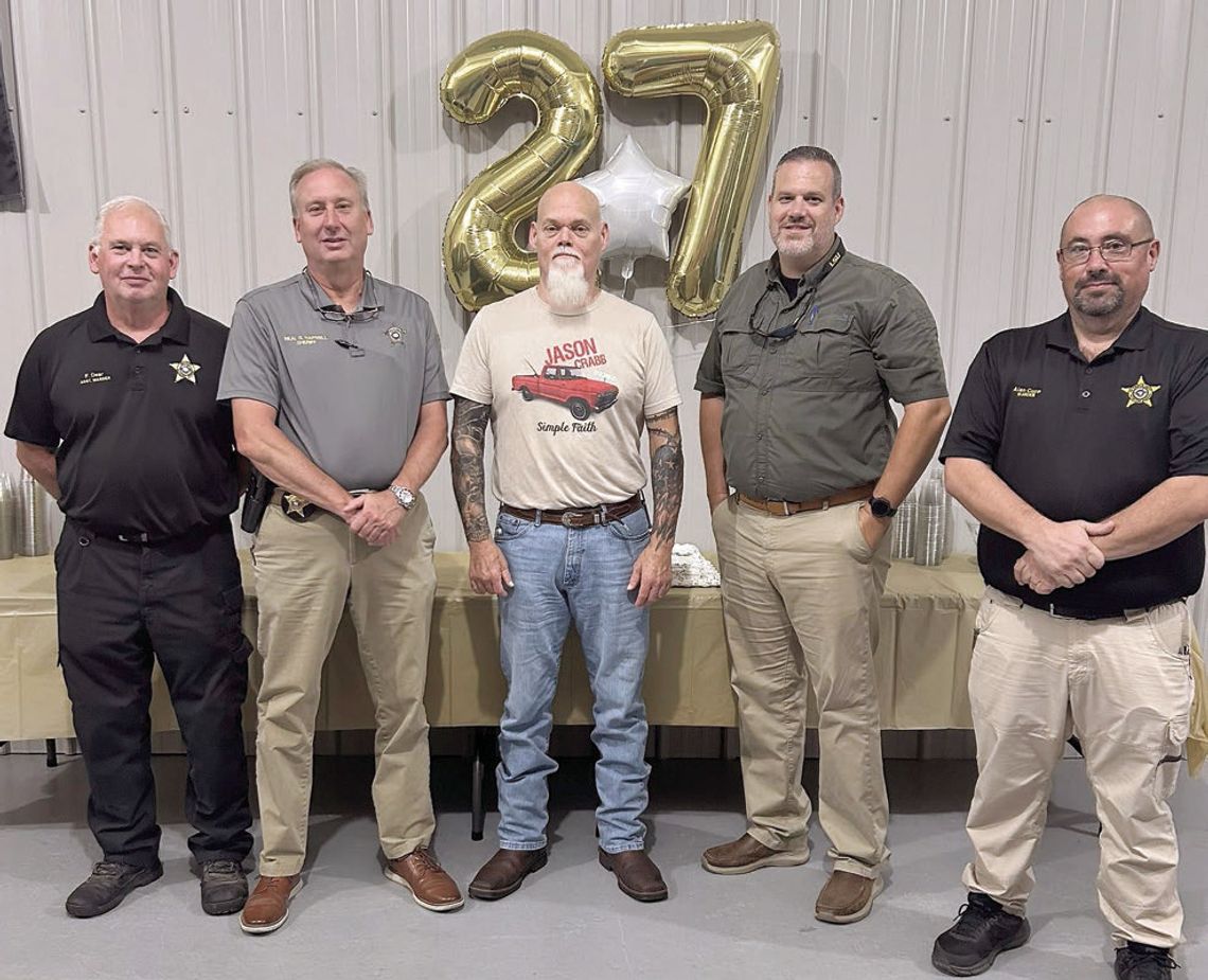 Fuller retires after 27 years with sheriff’s office