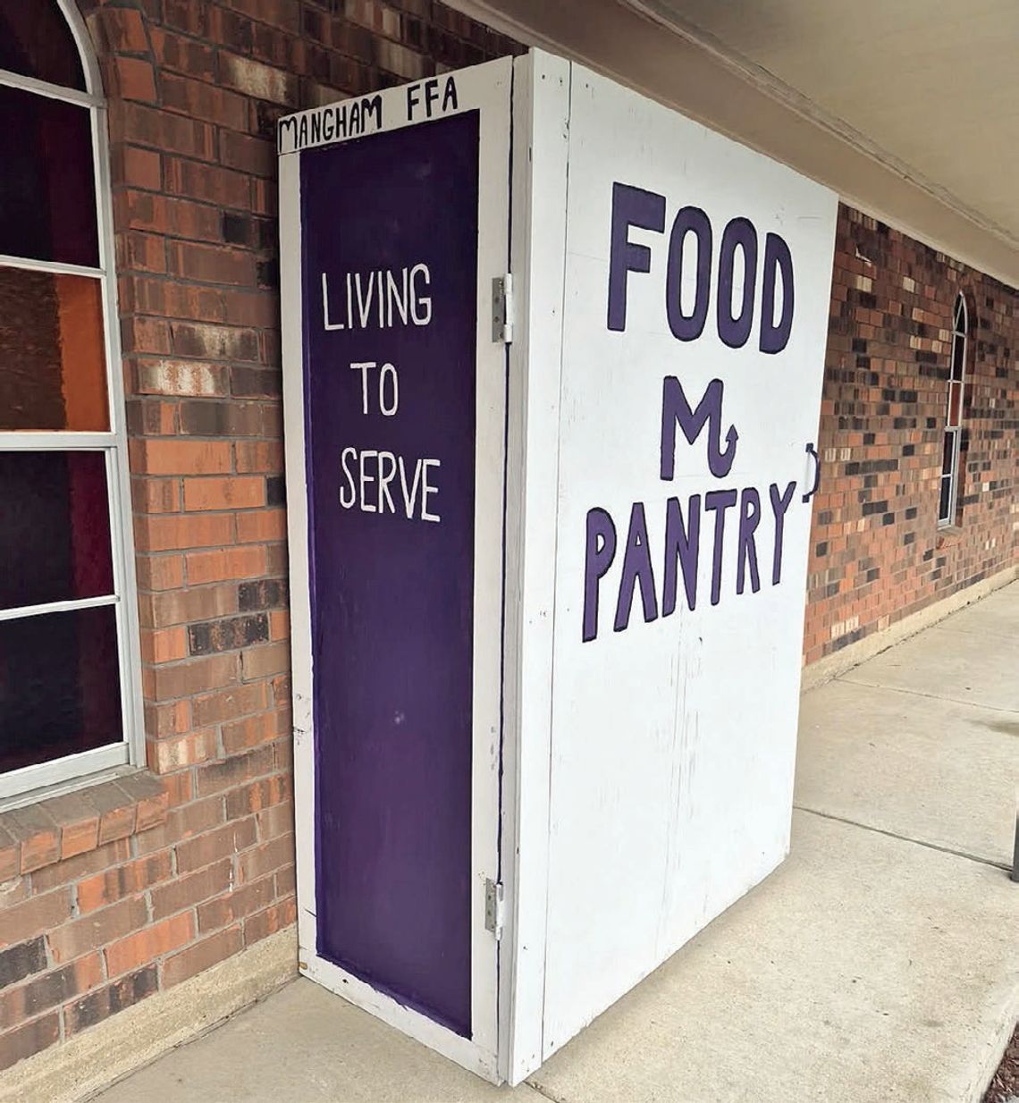 Mangham FFA designs community blessing box