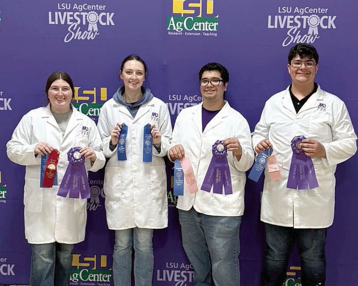 Mangham FFA members earn honors at broiler show