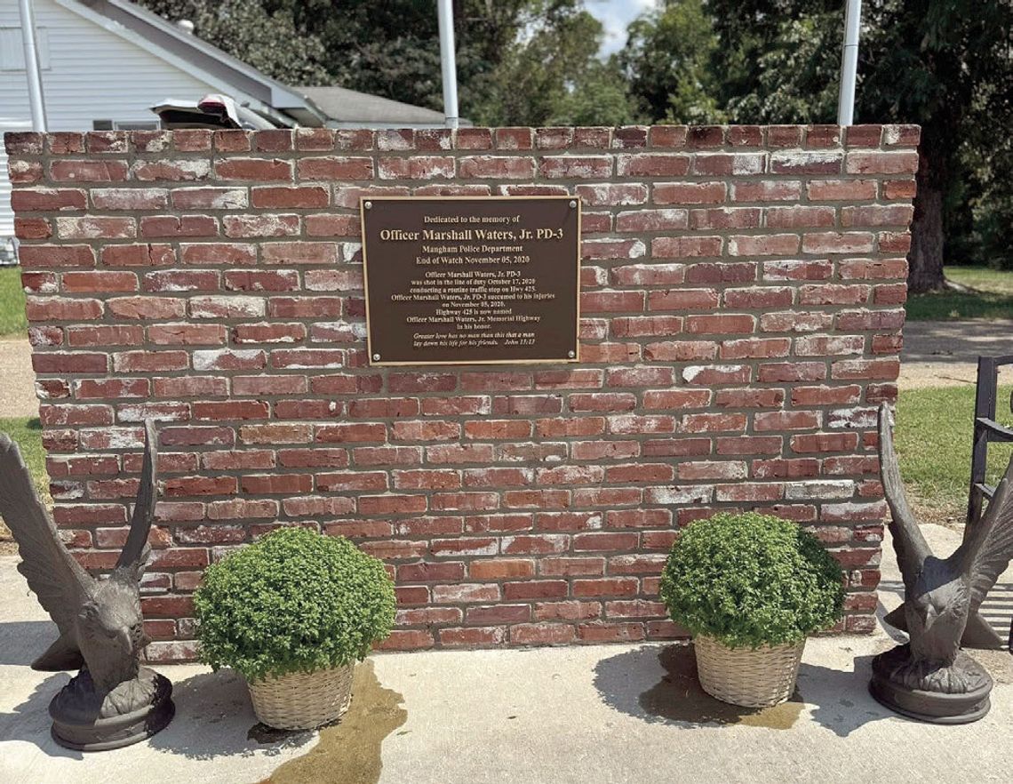 MPD officer memorial fixed