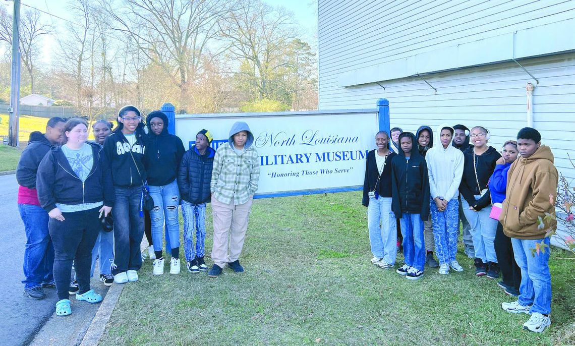 Rayville Junior High Library Club explores military history Rayville Junior High Library Club explores military history