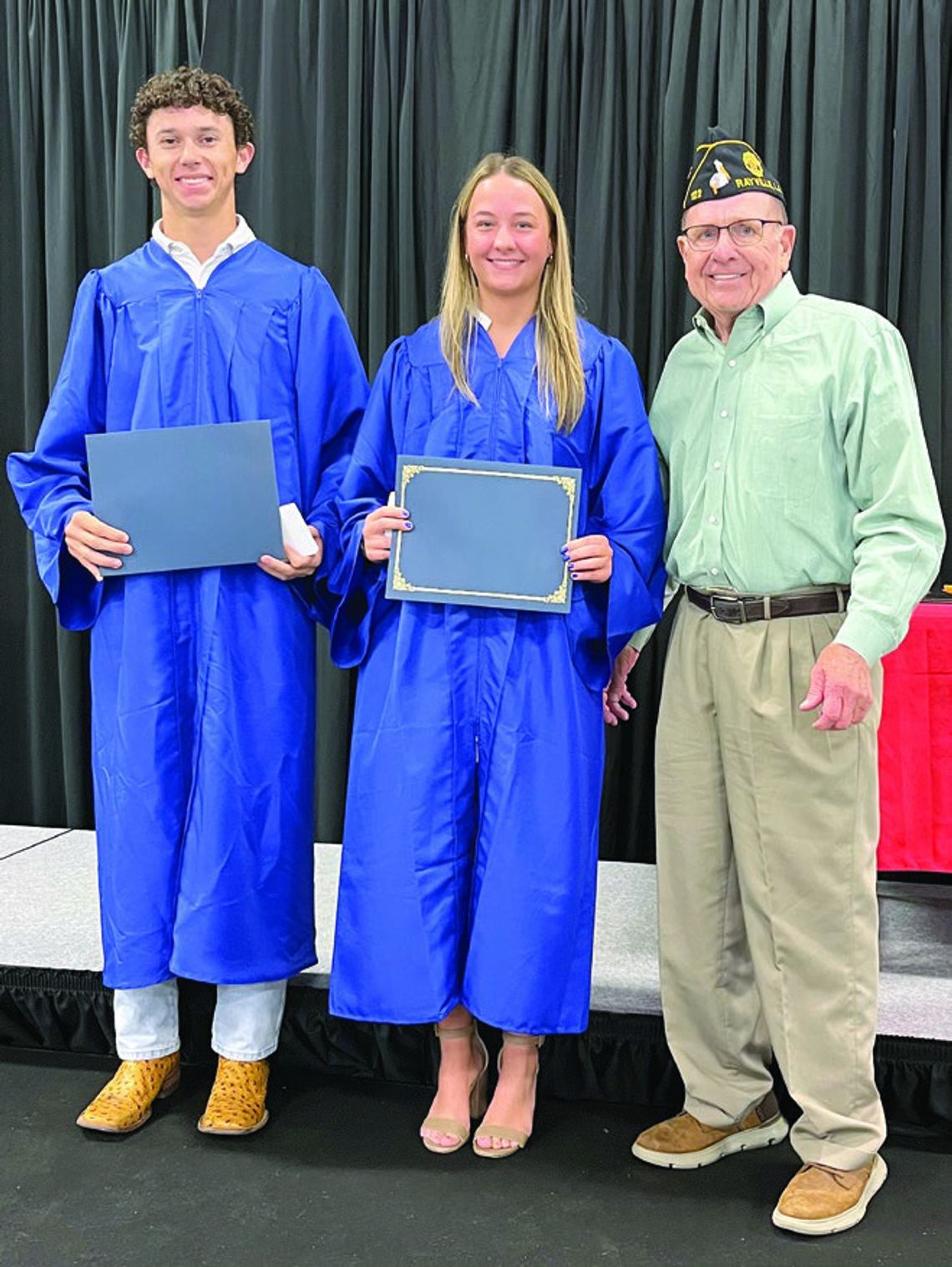 Rayville Tommy Cook Post 122 presents American Legion School Awards
