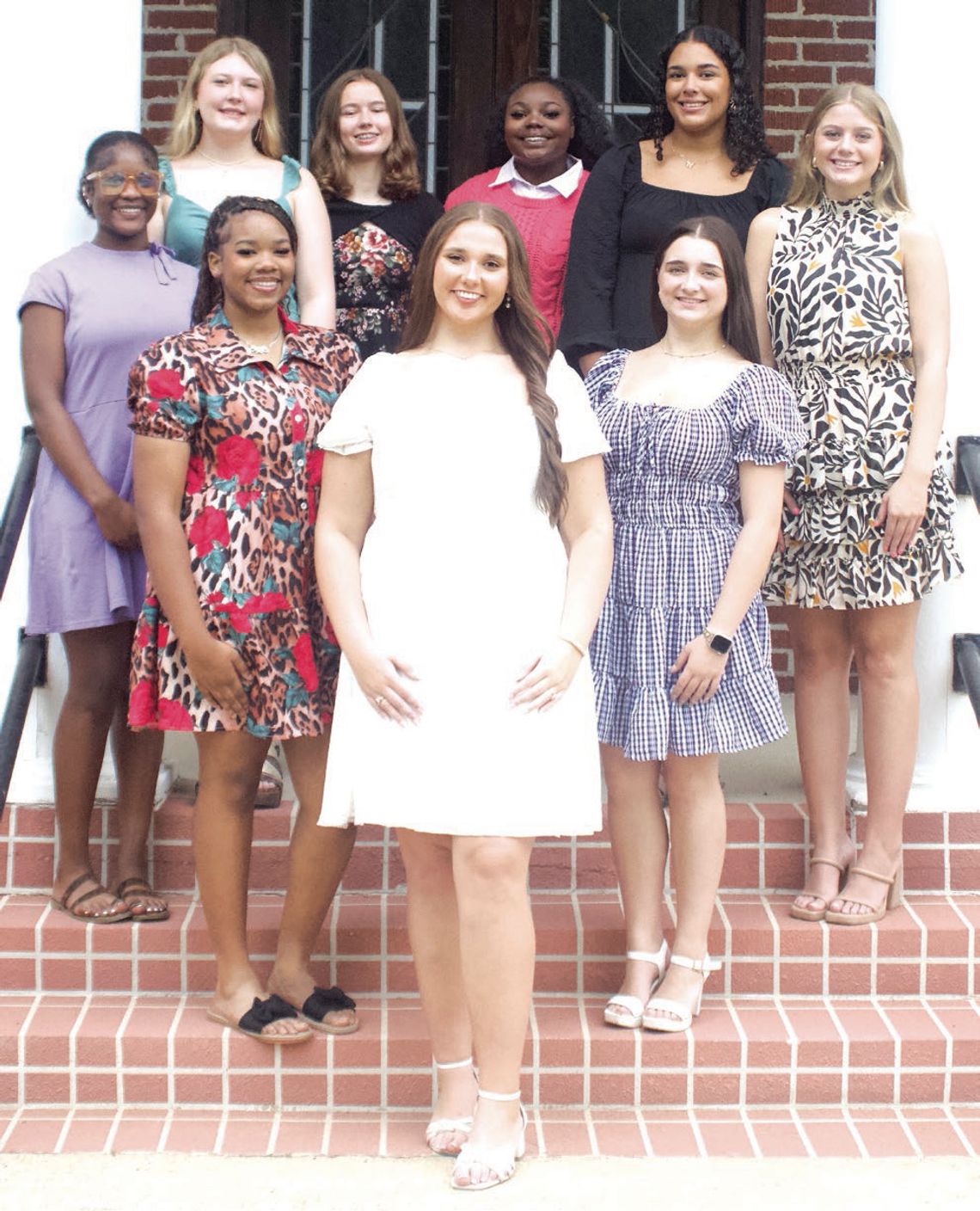 The Mangham Dragons 2025 homecoming court