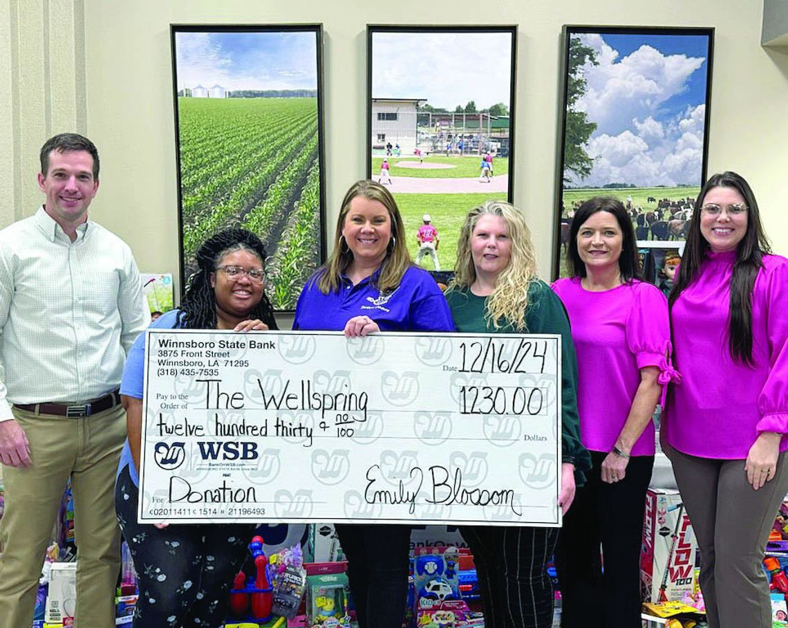 WSB supports Wellspring with toy drive